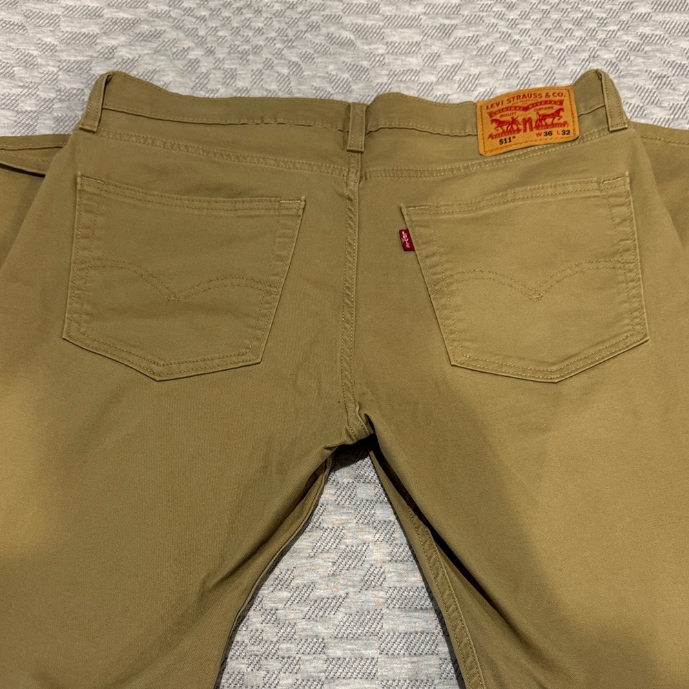 Levi's Khaki Jeans Slim 36x32